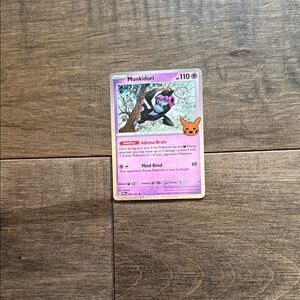 Munkidori Pokémon Card